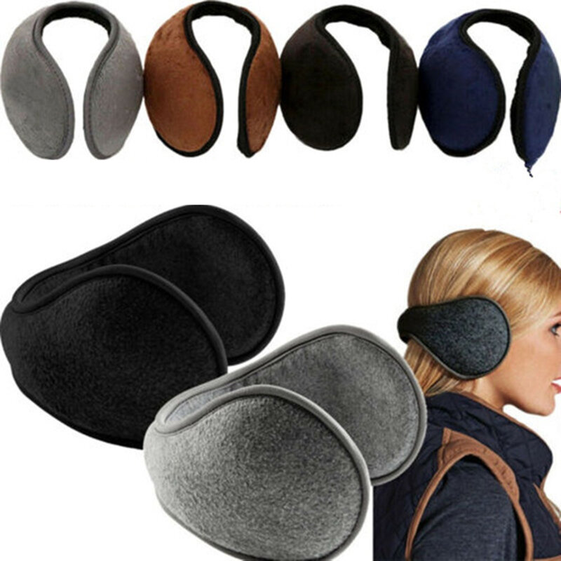 New Cotton Earmuffs Soft Thicken HeadBand Plush Ear Cover Muff Protector Earflap Men Women Ear Winter Warmer Apparel Accessories