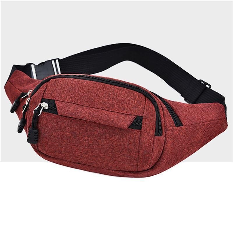 Fashion Unisex Chest Waist Bag Shoulder Bag Oxford Waterproof Unisex Fanny Pack Pouch Hip  Belt Bag Travel Purse