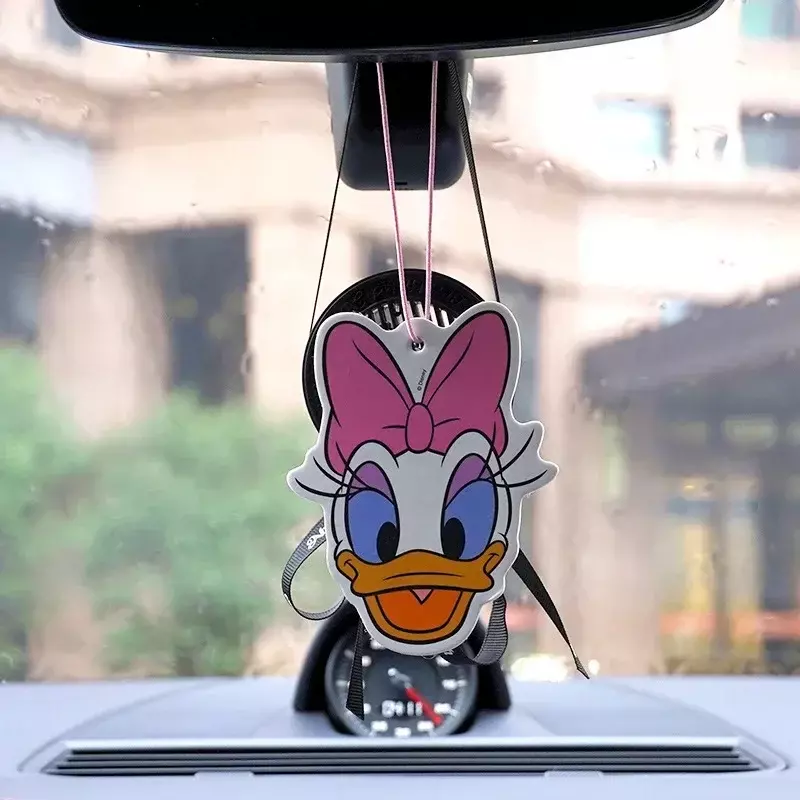 Disney Anime Mickey Mouse Stitch aromaterapia compresse aromaterapia per auto rimuovi odore pulisci giocattoli regalo per bambini ciondolo cartone animato