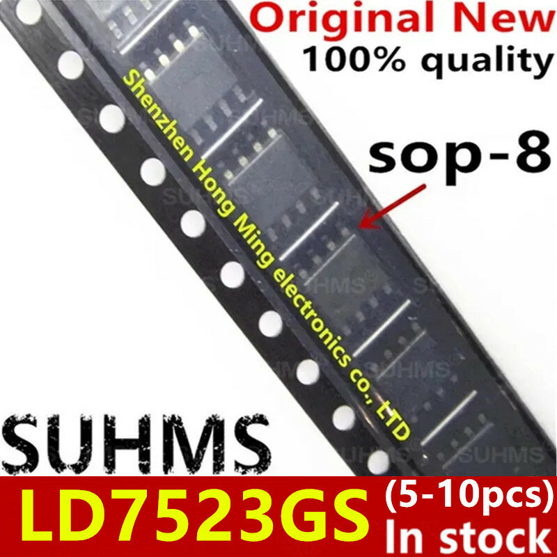 (5-10 piezas) 100% nuevo LD7523GS sop-8 Chipset