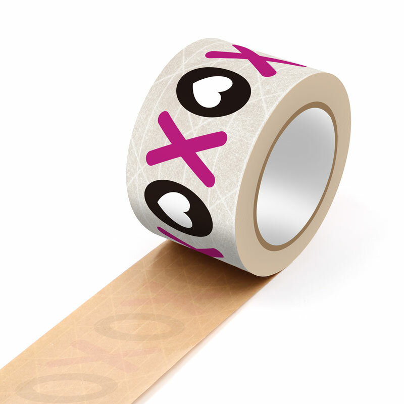 Customized productCustom Printed Water Activated Tape custom printed packing tape Eco Friendly Tape