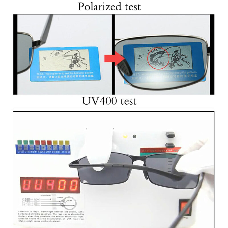 Aoron-Lunettes de soleil polarisées pour hommes et femmes, miroir de conduite, monture en métal, UV400, anti-absorbe ouissement, vente en gros