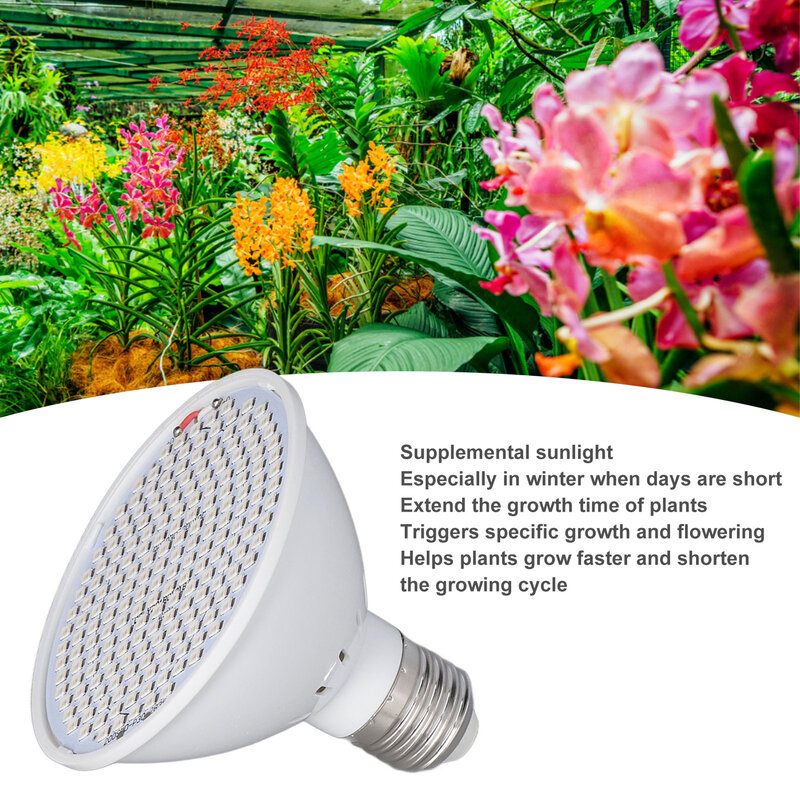 6W E27 żarówka lampy do uprawy roślin 85-265V 200/300 czerwona i niebieskie koraliki fitolamp LED do roślin oświetlenie do wzrostu sadzonek W pomieszczeniach