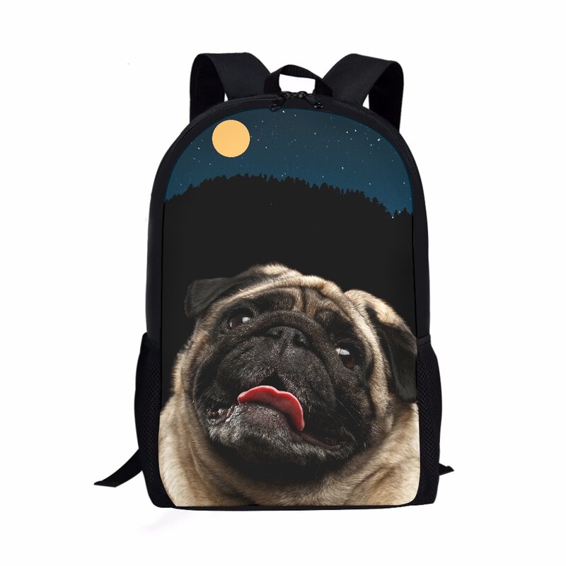 Śliczny pies torba dla uczniów ze wzorem dla uczniów szkół podstawowych, chłopców podstawowych dziewcząt do szkoły, zakupów, plecak wielofunkcyjny podróży