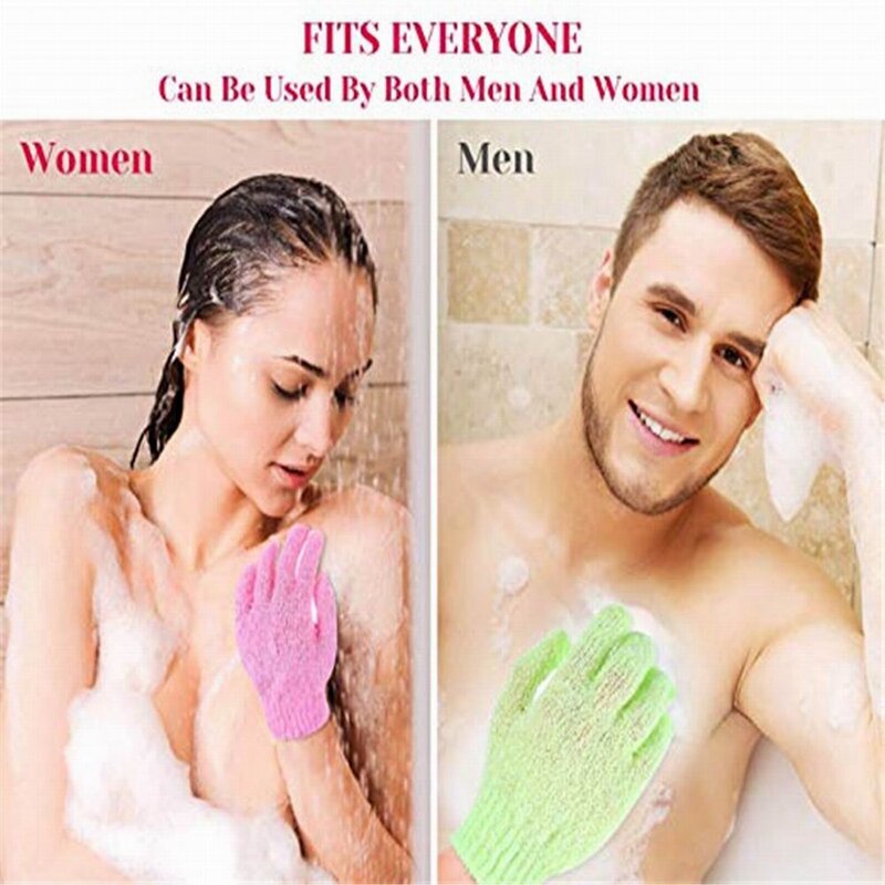 30 szt. Rękawiczki złuszczające do masażu złuszczającego do kąpieli peeling do ciała gąbka do oczyszczania skóry