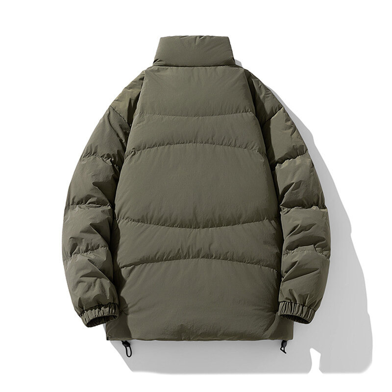 남성용 스탠드 칼라 다운 재킷, 두꺼운 재킷, 플러스 사이즈 9XL, 남성용 퍼퍼 재킷, 패션 겨울 방수 카고 코트