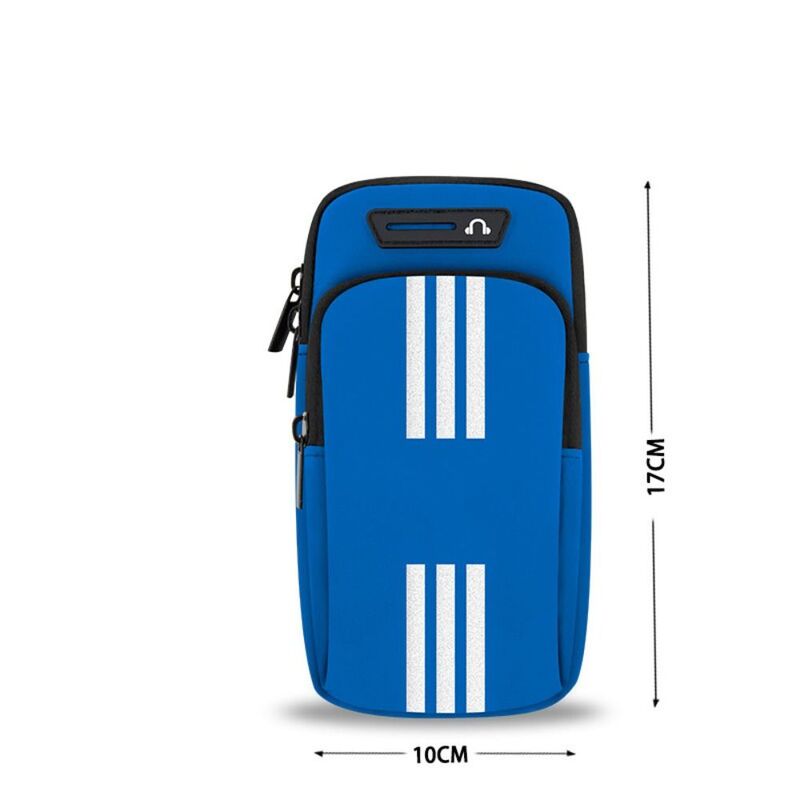 กระเป๋าสำหรับวิ่งกระเป๋ากีฬากลางแจ้ง pengikat lengan โทรศัพท์สายรัดแขนกระเป๋าออกกำลังกายกระเป๋าคาดแขนใส่โทรศัพท์กระเป๋าคล้องแขน