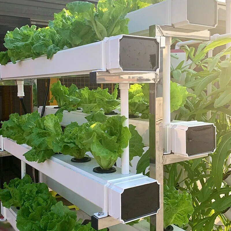 Hydroponics Growing System Vegetable Strawberry Planting Smart Indoor Planter Vertical Led Aerobic System Gardening Equipment