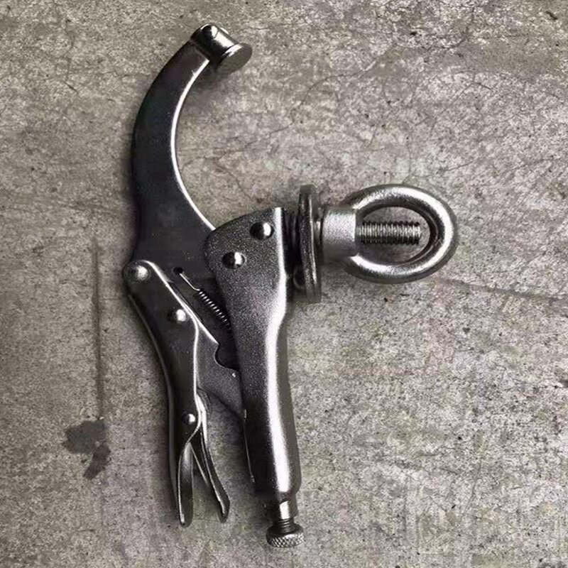 9 Inch Drill Press Vice Clamp Woodworking Holding With Lock And Release Lever Locking Pliers