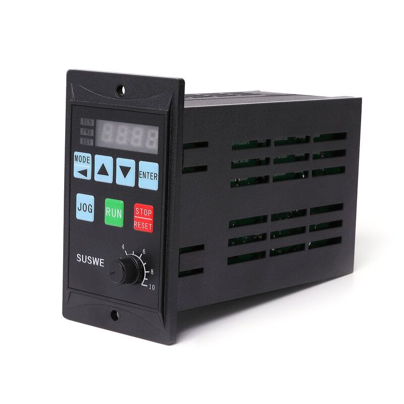 220vSingle phase inp vfd 750W frequency converter add RS485 three-phase motor driver MCU  single phase input 0.75KW inverter