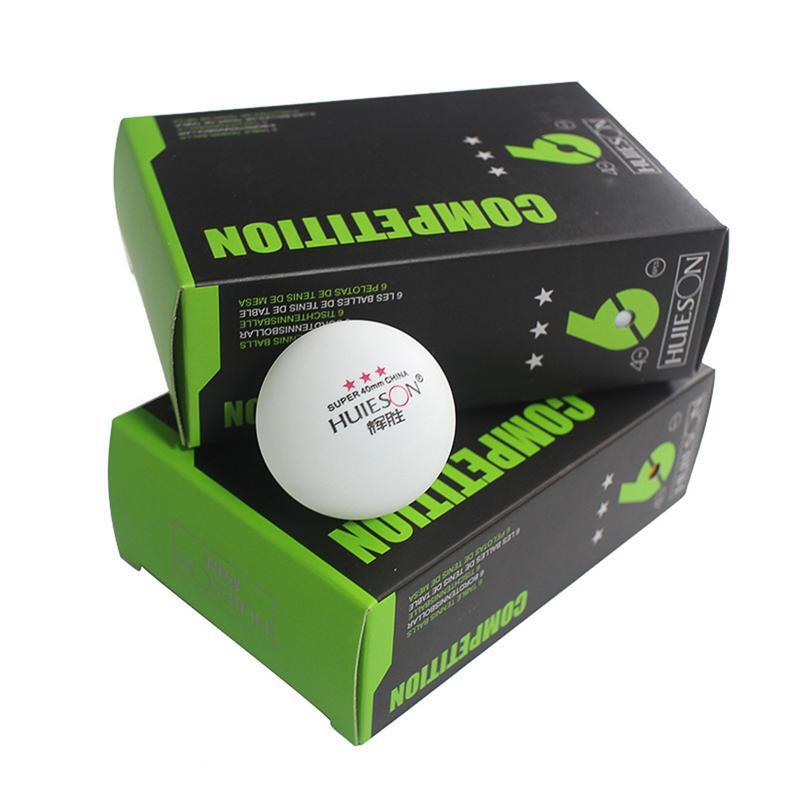 6 pz/borsa pallina da Ping Pong professionale 40mm diametro 2.9g 3 stelle palline da Ping Pong per allenamento da competizione prezzo basso