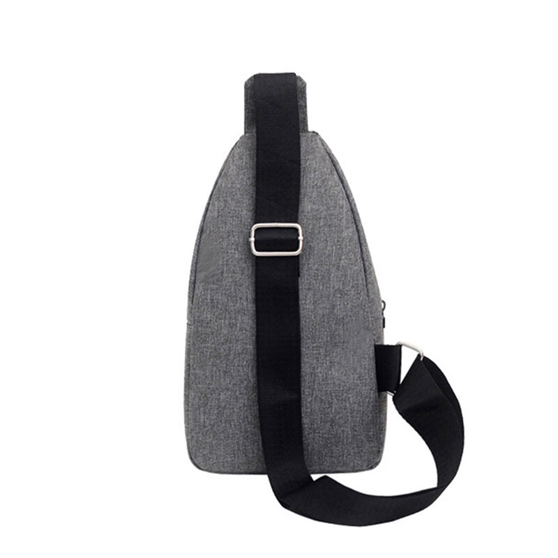 Men's Chest Bag Oxford Cloth Fashionable Multi-Purpose Shoulder Bag for Travel Cycling Camping Hiking