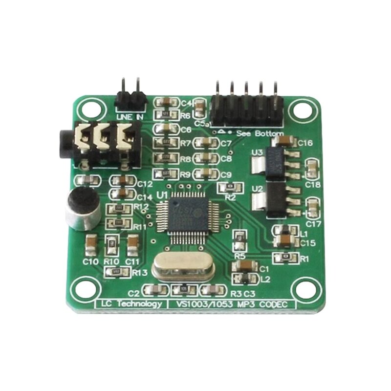 VS1003 Module MP3 Playback Audio Decoding Onboard Microphone Multifunction Convenience Module Easy To Use