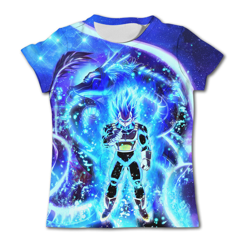 Dragon Ball T Shirt Kids Tops Tee Anime Figures Son Goku Super Saiyan T-shirt Boys T-shirts Children Clothes Summer Short Sleeve