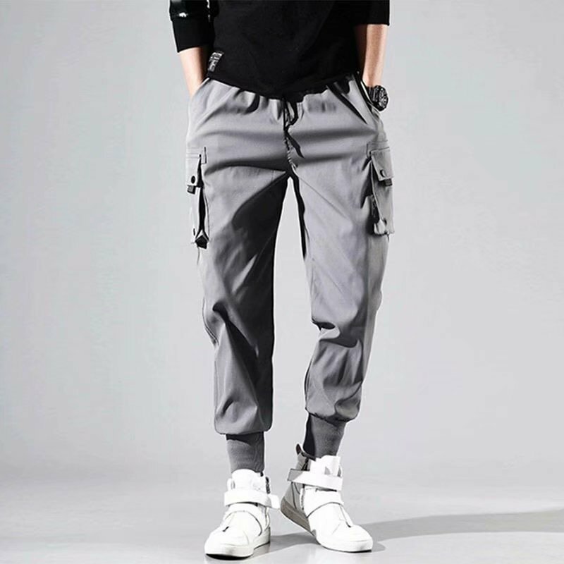 Men's Casual Cargo Pants Tactical Pants Classic Outdoor Hiking Multi Pockets Overalls Casual Police Trousers Work Pants Male