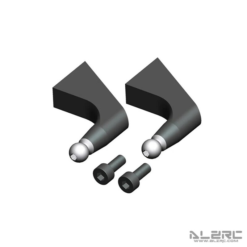 Set pemegang Rotor utama logam ALZRC-R42/tempat Rotor utama lengan rangka Rotor utama/poros spindel/karet peredam poros spindel
