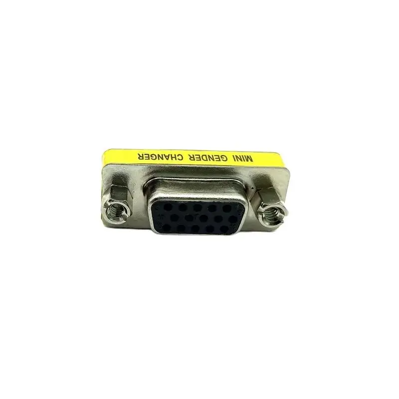 VGA Female to Female Adapter VGA Cable Extension Connector Straight Dual Female Connector 15-Hole to 15-Hole Female to Female