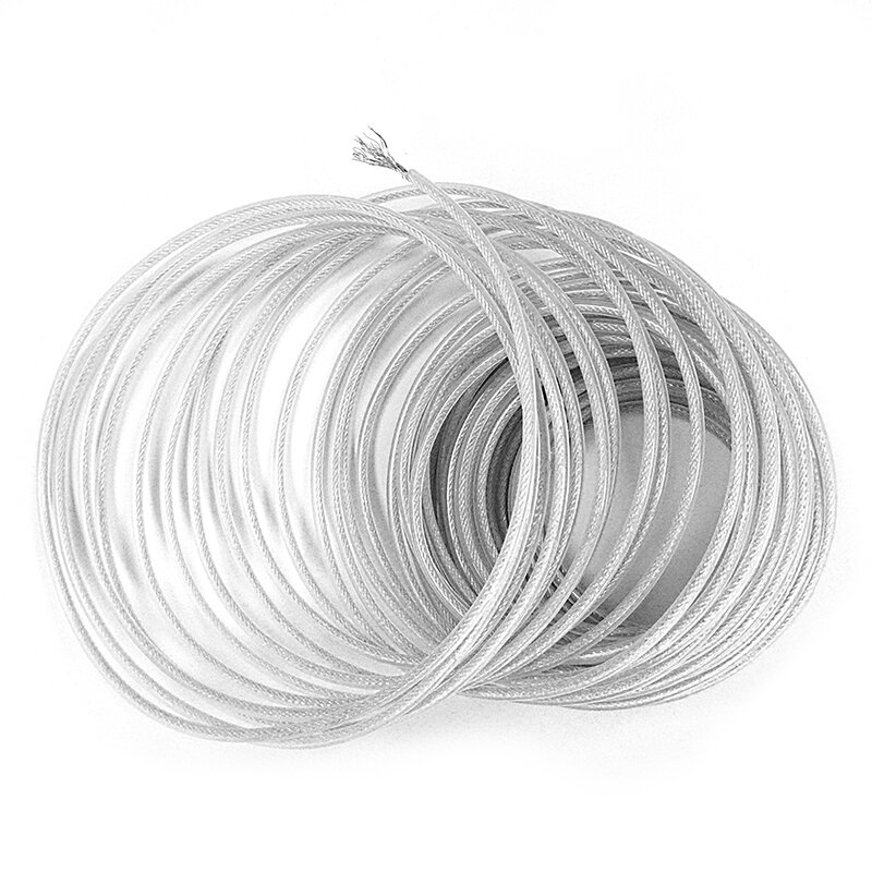 LUSQI-cable de acero de nailon para cortacésped, desbrozadora de línea, cuerda para cortacésped, Rollo redondo largo, reemplazo de hierba, 5M/10M/15M