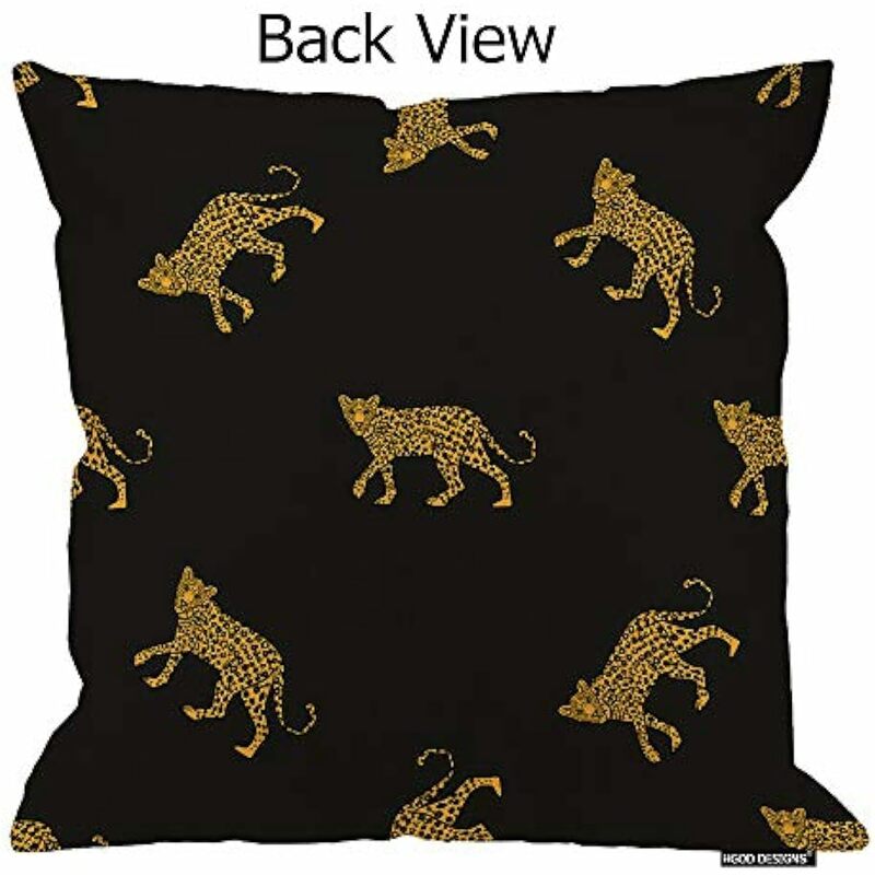 Etui na poszewka na poduszkę z motywem lamparta, abstrakcyjne bawełniane wzór lamparta zwierząt, poszewka na poduszkę z kwadratowym akcentem