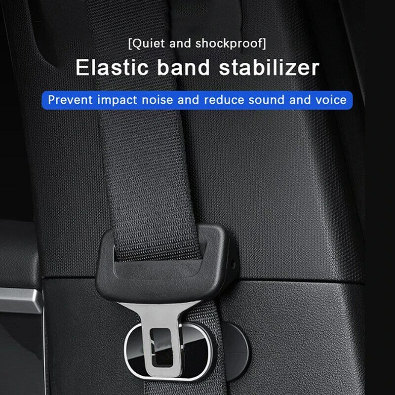 Soporte magnético para cinturón de seguridad de coche, estabilizador antidesgaste, adhesivo, Clip de sujeción ajustable para seguridad de asiento automático, suministros interiores de coche
