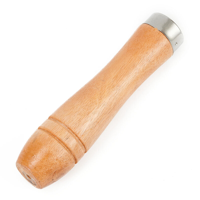 5 шт. сменная ручка с деревянной пилкой, прочный металлический воротник для напильника, инструмент для рукоделия, 11 см, металлическая отвертка, ручная дрель с деревянным хвостовиком