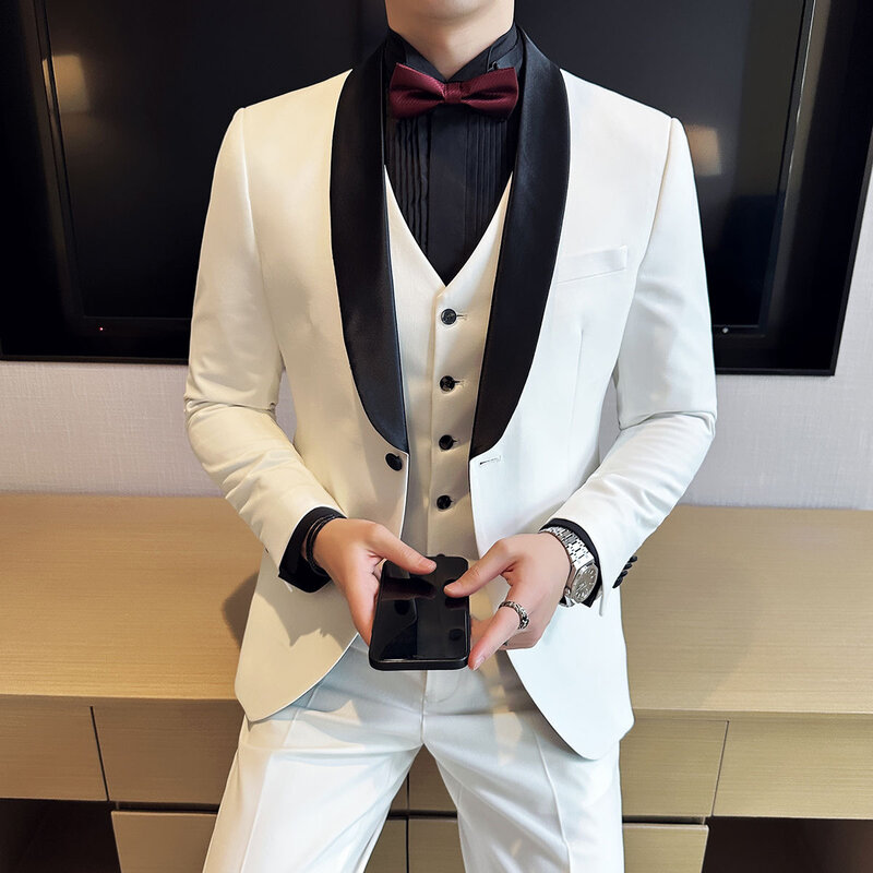 22 Groom wedding suit men's business casual suit suit