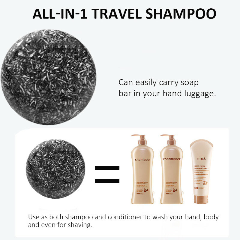 Sapone per capelli oscurante Shampoo Bar riparazione grigio bianco colorante per capelli viso capelli Shampoo per il corpo 60g balsamo per capelli biologico naturale