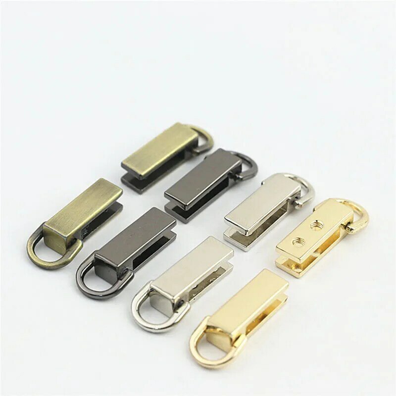 6Pcs 7X26mm Strap Side Clip Hook Metal Connecting Ring Buckle Tassel Clips Screw Pendant Clasp Bag Webbing Bell Buckles