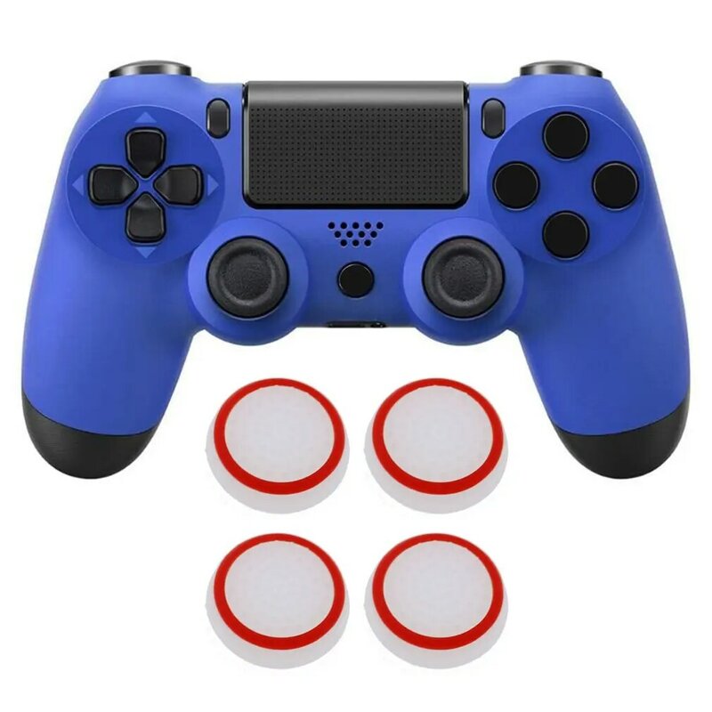New 4PCS Thumb Stick Grips Caps For PS4 Pro Slim Silicone Analog Thumbstick Grips Cover For Xbox PS3 PS4 Accessories