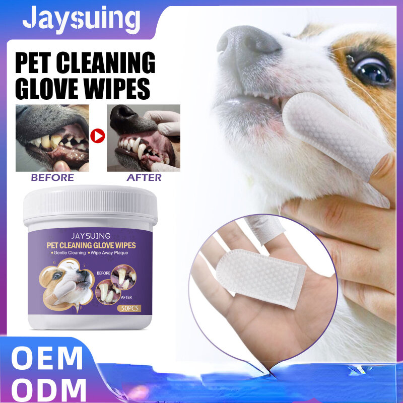 Dog Teeth Wipes Soft Silicone Pet Finger Toothbrush Dog Brush Cleaning Bad Breath Dog Cat Oral Cleaning Stuff Dental Care