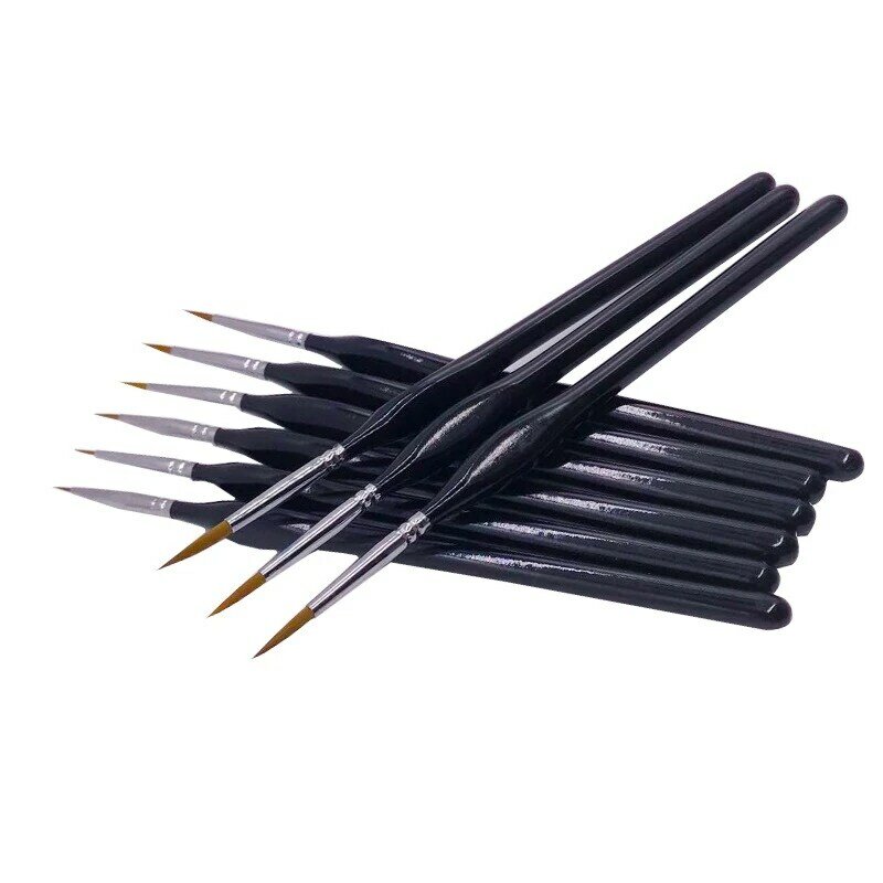 Detail Paint Brushes Set 9Pcs Miniature Brushes,Suitable For Acrylic Painting, Oil, Watercolor, Paint By Numbers