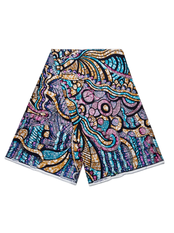 New Style Hollandais African Fabrics Nigerian Wax Print Fabric High Quality African Ghana Golded Wax Fabrics For Patchwork T3