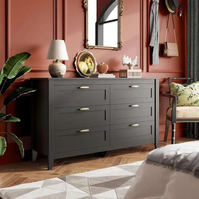 IQUE Table-Commode de proximité pour meubles de chambre à coucher, commode, grande armoire de rangement, meubles, 6