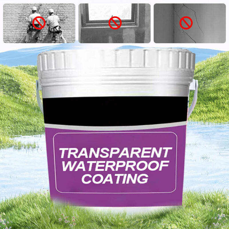 300g Transparent Waterproof Sealant Adhesive for Exterior Walls Leak Proof Coating Bathroom Floor Crack Sealing Mold Proof