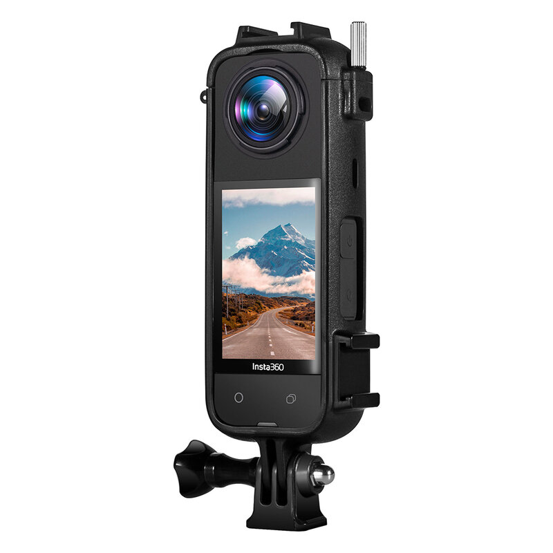 Per Insta360 X4 custodia protettiva per fotocamera custodia per telaio per Insta 360 X4 Anti caduta Action Camera Frame accessori per il montaggio della fotocamera