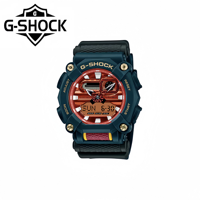 G-shock-男性用防水スポーツウォッチ、全自動カレンダー時計、LED照明、高級ブランド、新、GA-900シリーズ