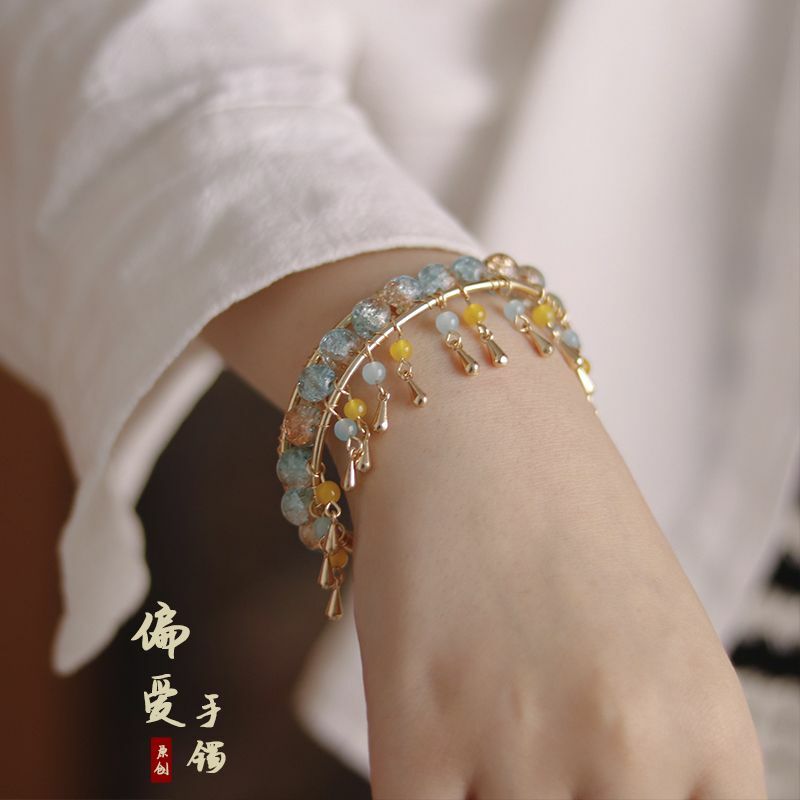 Bracelet haut de gamme de style prairie, accessoires de bracelet, similaire au Su avec le même ciel volant