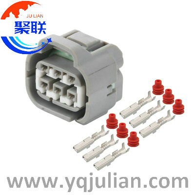 Conector automático de 6 pines MG641107-5 MG 641107, Conector de cable eléctrico con terminales y sellos, MG641107, MG641107