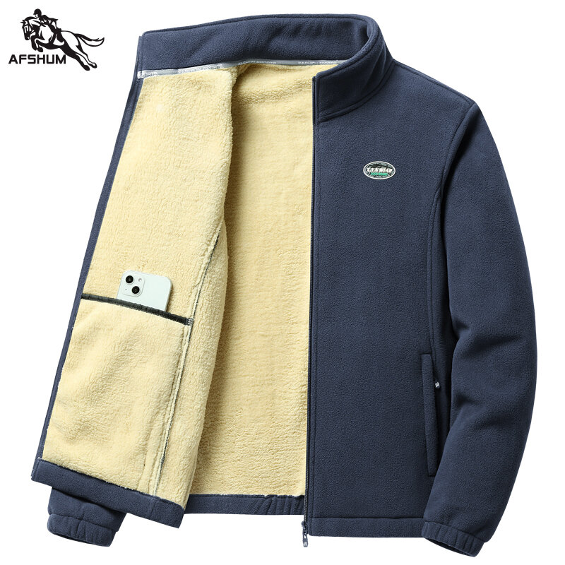 mens Parka Solid color L-6XL 7XL 8XL Men's Jacket Winter New fleecing Warm Jackets men business leisure coat teenager coats 9906