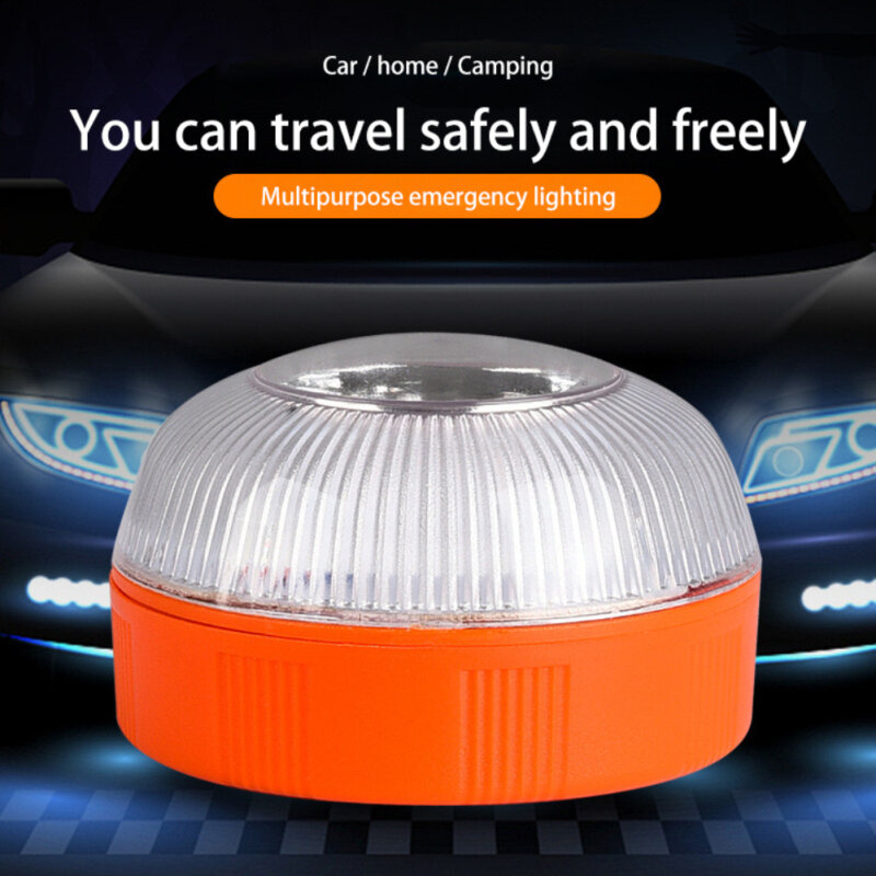 V16 Emergency Car Light, Homologado Dgt Aprovado, Luz de farol de emergência, Indução magnética recarregável, 1 pc, 2 pcs, 3pcs