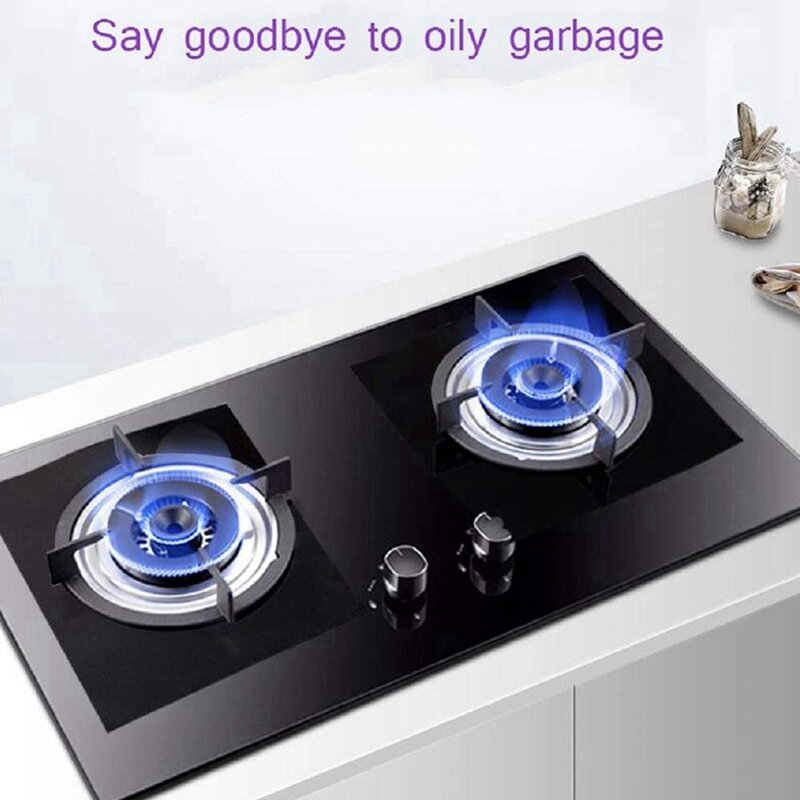 8 Burner Covers, Reusable Stove Top Cover, Non-Stick Burner Lining, Heat Insulation Pad For Gas Stove