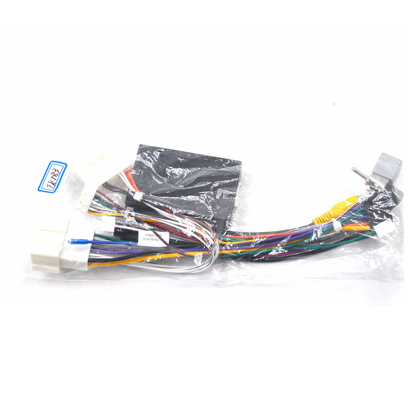 Car 16pin Audio Wiring Harness Cable and Canbus Box For Renault Logan 2 2012 - 2019 Sandero 2 2014 - 2019 Kaptur 2021 2022