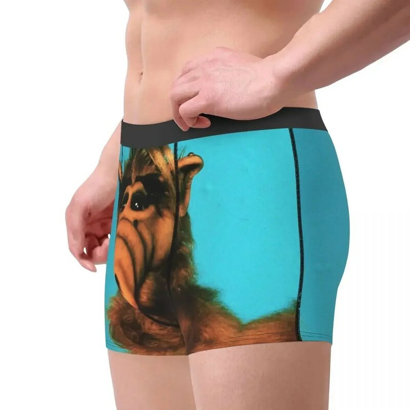 Alf-Men's Life Shape Breathable Boxer Shorts Funny Underwear Tv Series Panties Sci Fi Novelty