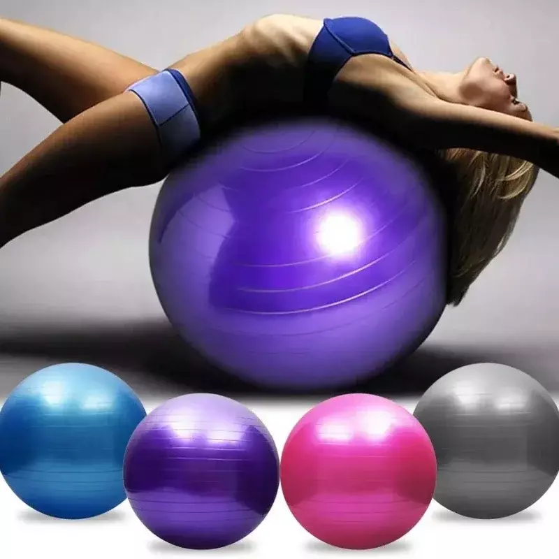 45cm/55cm/65cm/75cm/85cm PVC Fitness Balls Yoga Ball Thickened Explosion-proof Exercise Home Gym Pilates Equipment Balance Ball