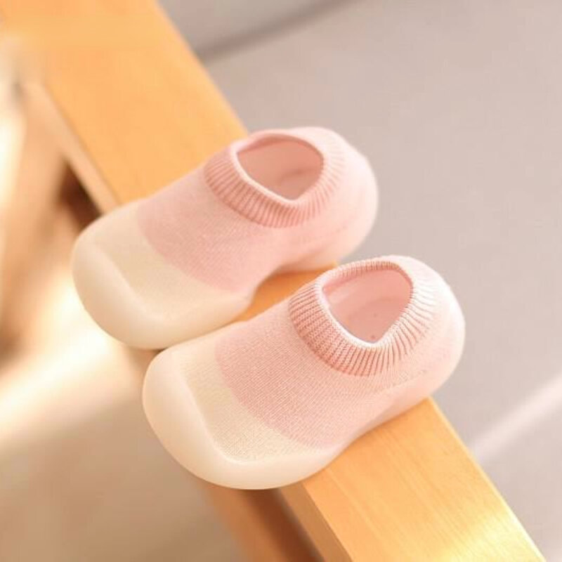 Baby Socks Shoes Infant Color Matching Cute Kids Boys Shoes Doll Soft Soled Child Floor Sneaker BeBe Toddler Girls First Walkers