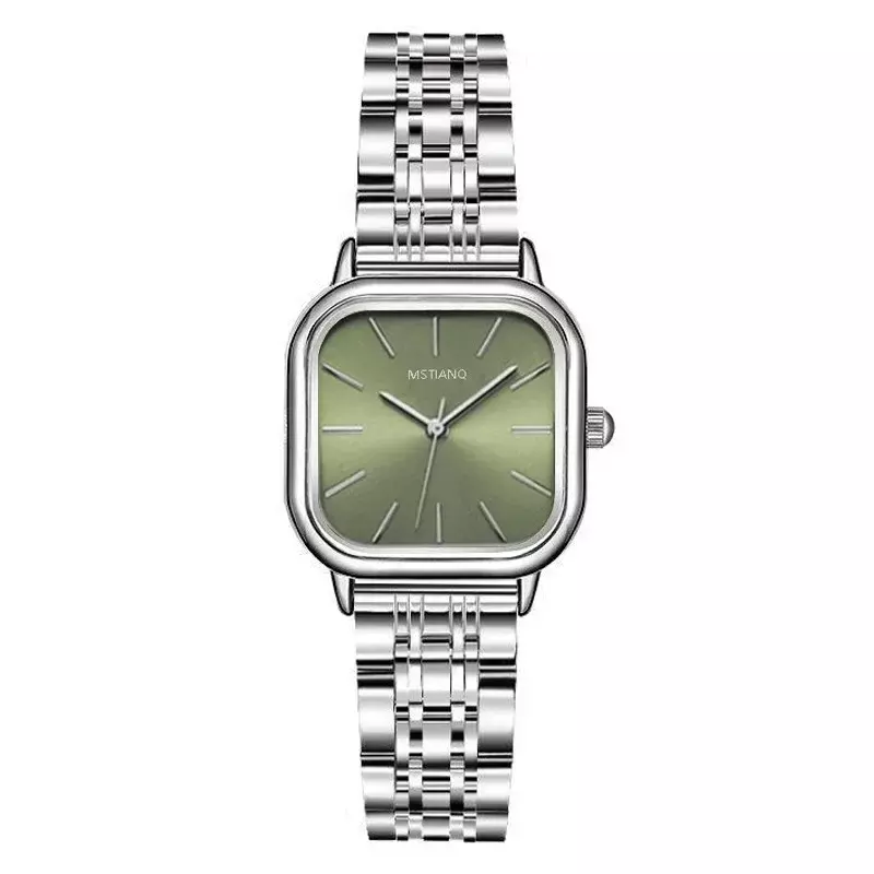 Montre-bracelet à quartz avec ceinture en acier pour femme, montre pour femme, beaux cadeaux, luxe, marque supérieure, mode