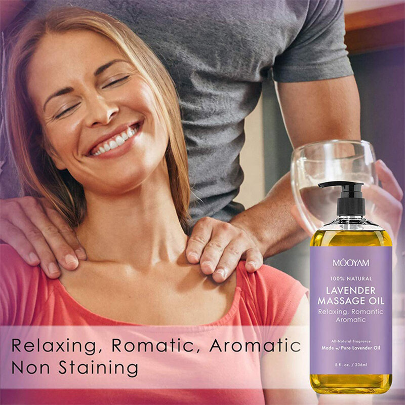 100% Puur Natuurlijke Organische Lavendel Ontspannen Anti Cellulite Body Huid Massage Body Olie Pijnlijke Spier Massage Olie Wierook Olie