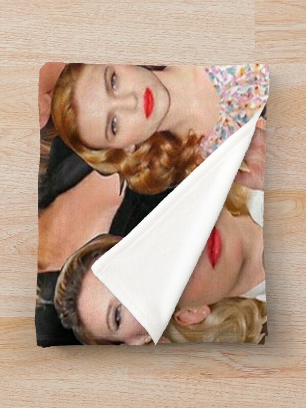 Scarlett Johansson Photo Collage โยนผ้าห่มโซฟา