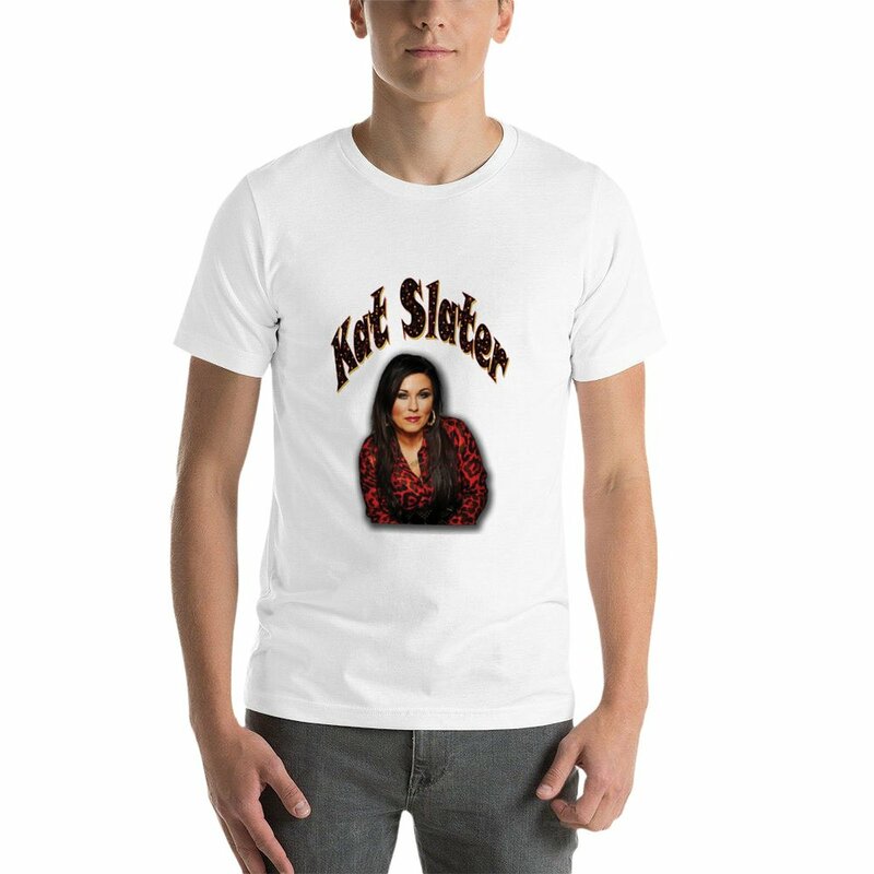 Nieuwe Kat Slater T-Shirt Op Maat Gemaakte T-Shirts Grafische T-Shirts Graphics T Shirt Korte Mouw T-Shirt Heren