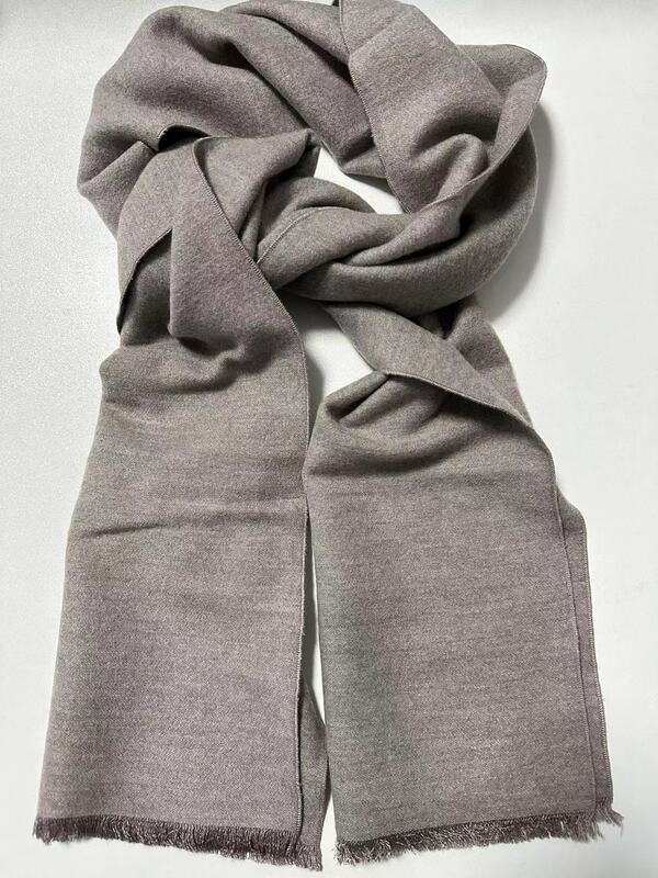 Модный классический высококачественный переработанный целлюлозный 100% клетчатый шарф для мужчин и женщин Всесезонная шаль одеяло
